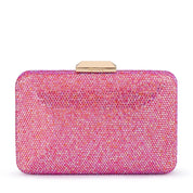 Edith Iridescent Clutch Pink