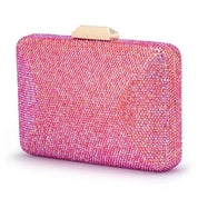 Edith Iridescent Clutch Pink