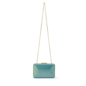 Edith Iridescent Clutch Green