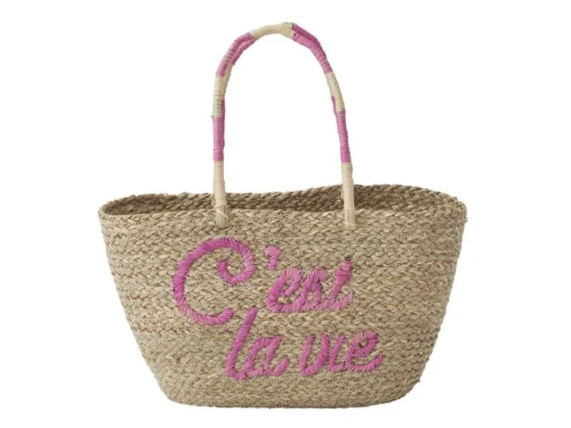 C'est La Vie Seagrass Tote bag