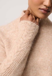 Once Was Savanna Alpaca Wool Blend Fluffy Sweater