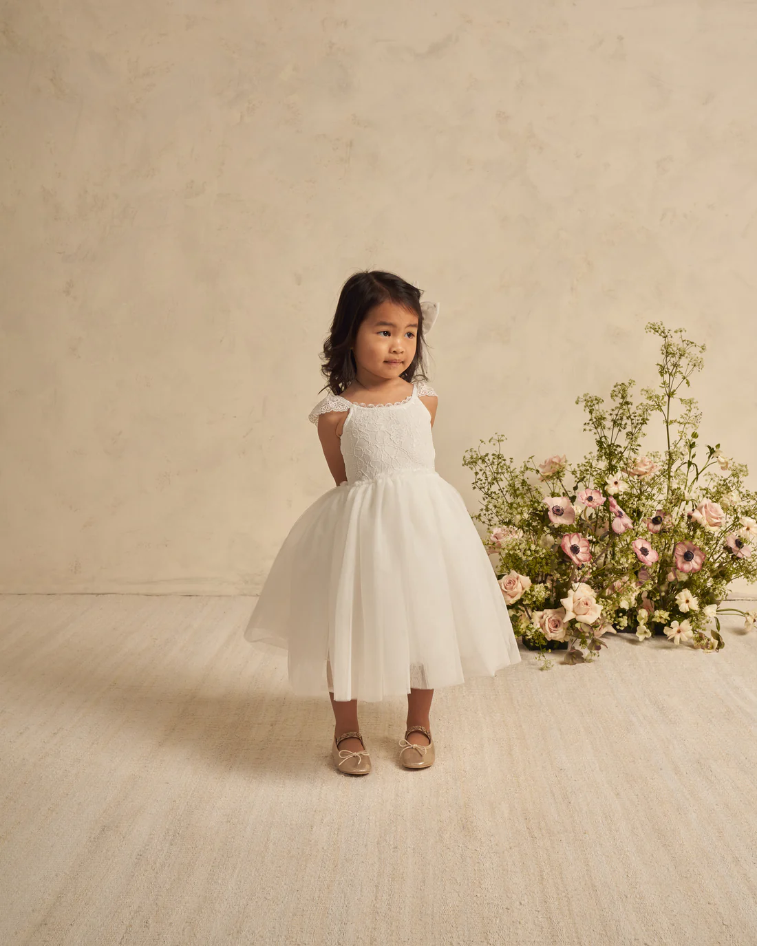 NORALEE Camilla Dress White -
