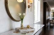 Cote Noire Provence Tulips White styled