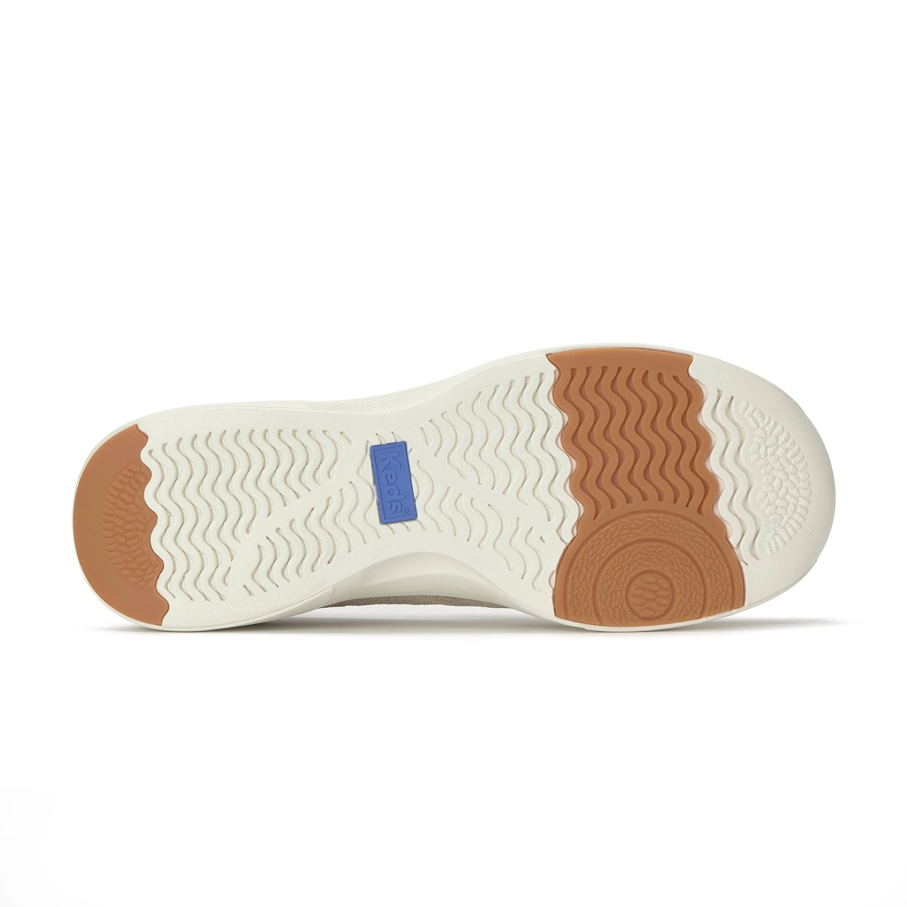 KEDS BlissWalk loafer eng knit taupe outsole view