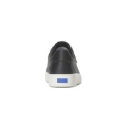 KEDS Pursuit zip leather sneakers in black rear view