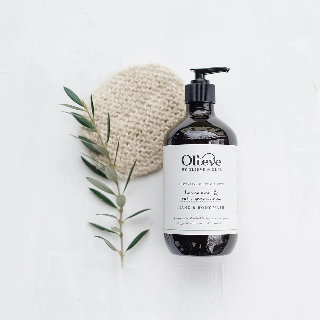 Olieve&olie hand & body wash 500mL Lavender & Rose Geranium