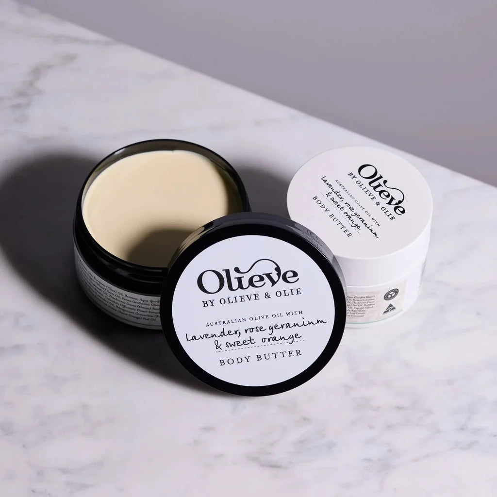 Olieve&olie body butter 100mL Lavender, Rose Geranium & Sweet Orange