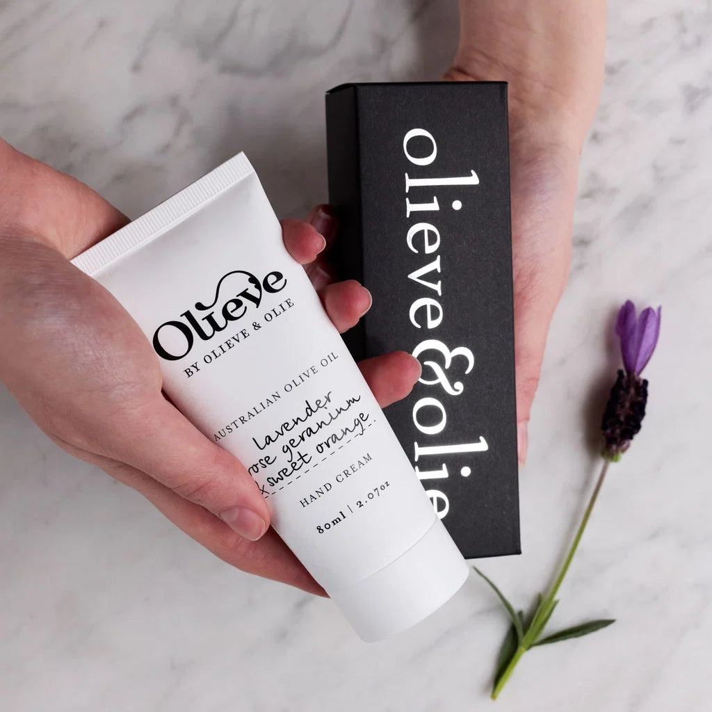 Olieve&olie hand cream 80mL Lavender, Rose Geranium & Sweet Orange