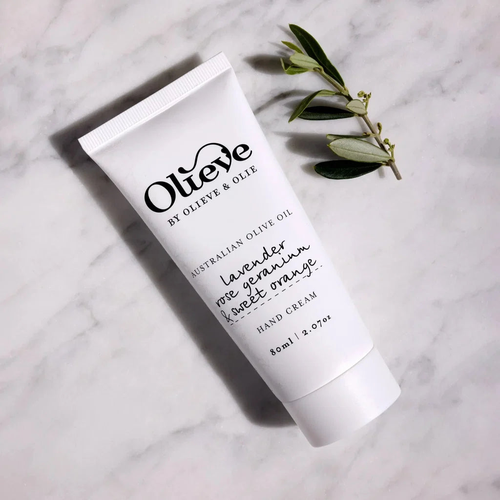 Olieve&olie hand cream 80mL Lavender, Rose Geranium & Sweet Orange