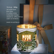 GLASSHOUSE FRAGRANCES White Christmas Candle Limited Edition 380g