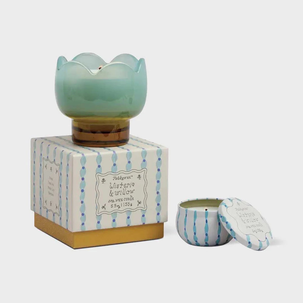 Wisteria & willow soy wax candle