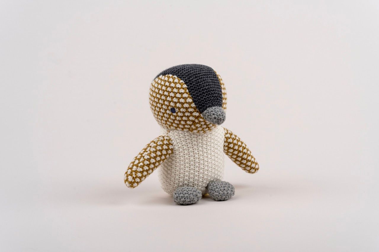 DLux Pingu Penguin Toy with gentle rattle