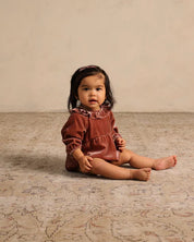 NORALEE Adeline Romper - Poppy