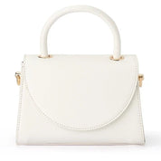 Sasha Top handle clutch white