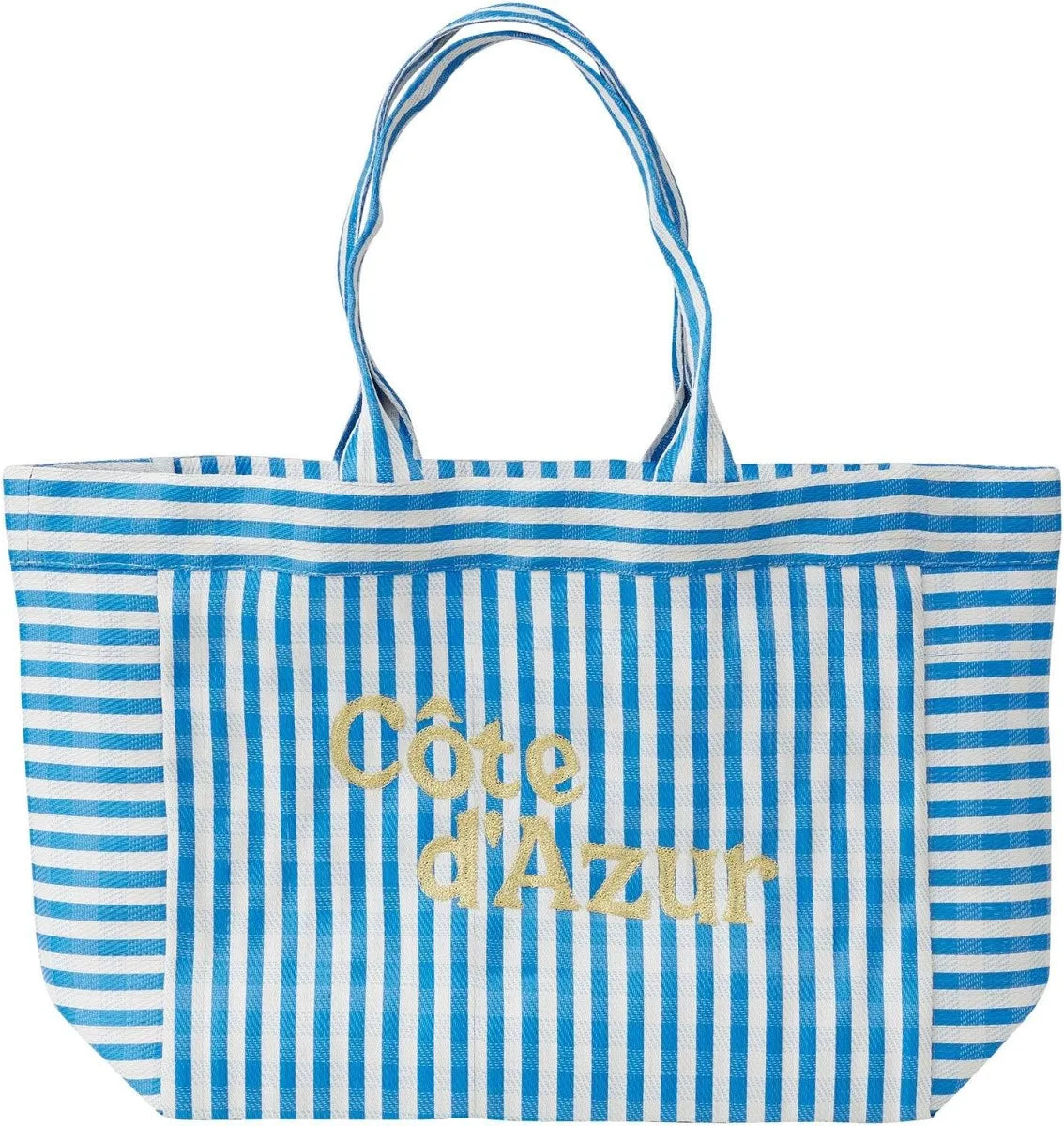 Cote D'Azur Recycled Large Tote Blue
