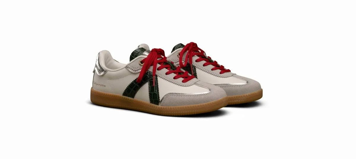ASFVLT White /Green Croc & Red