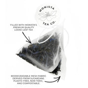 French Earl Grey pyramid tea bag