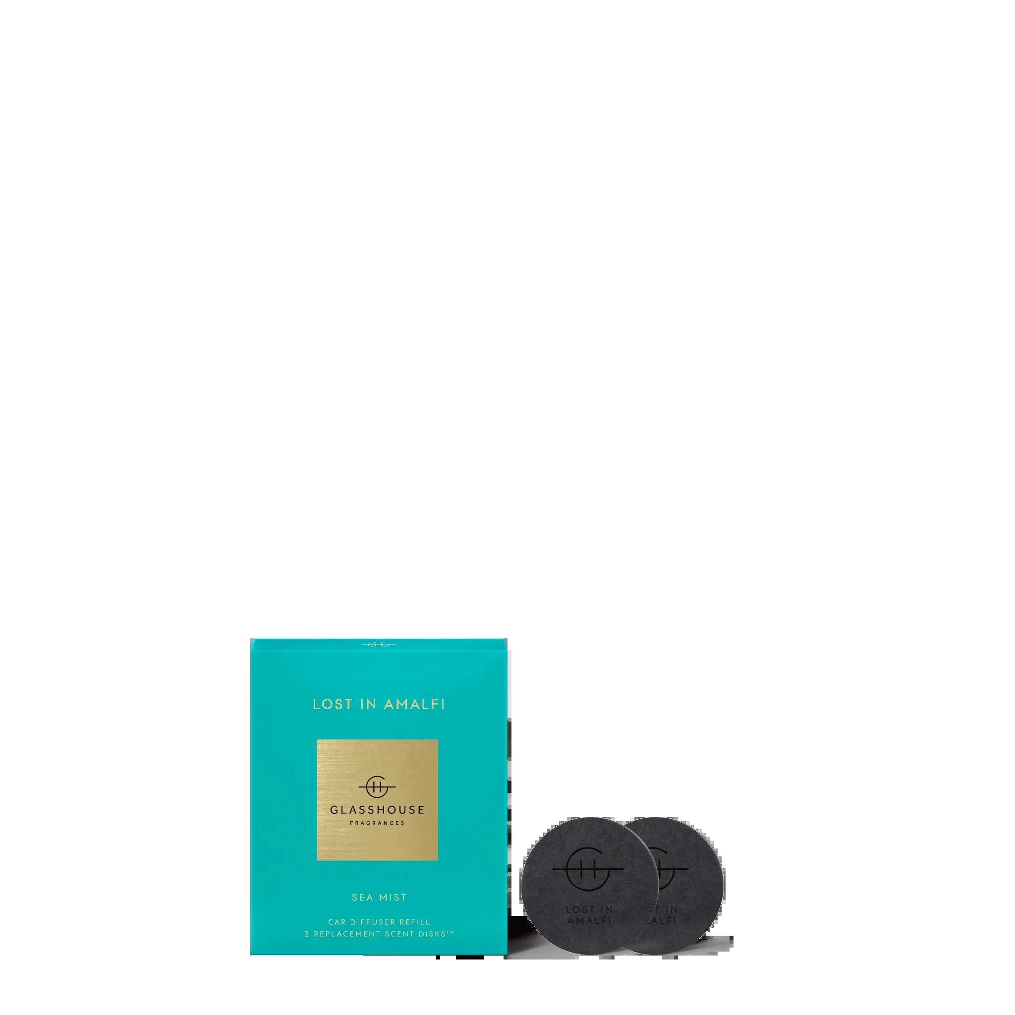GLASSHOUSE FRAGRANCES Lost in Amalfi Car Diffuser Refill