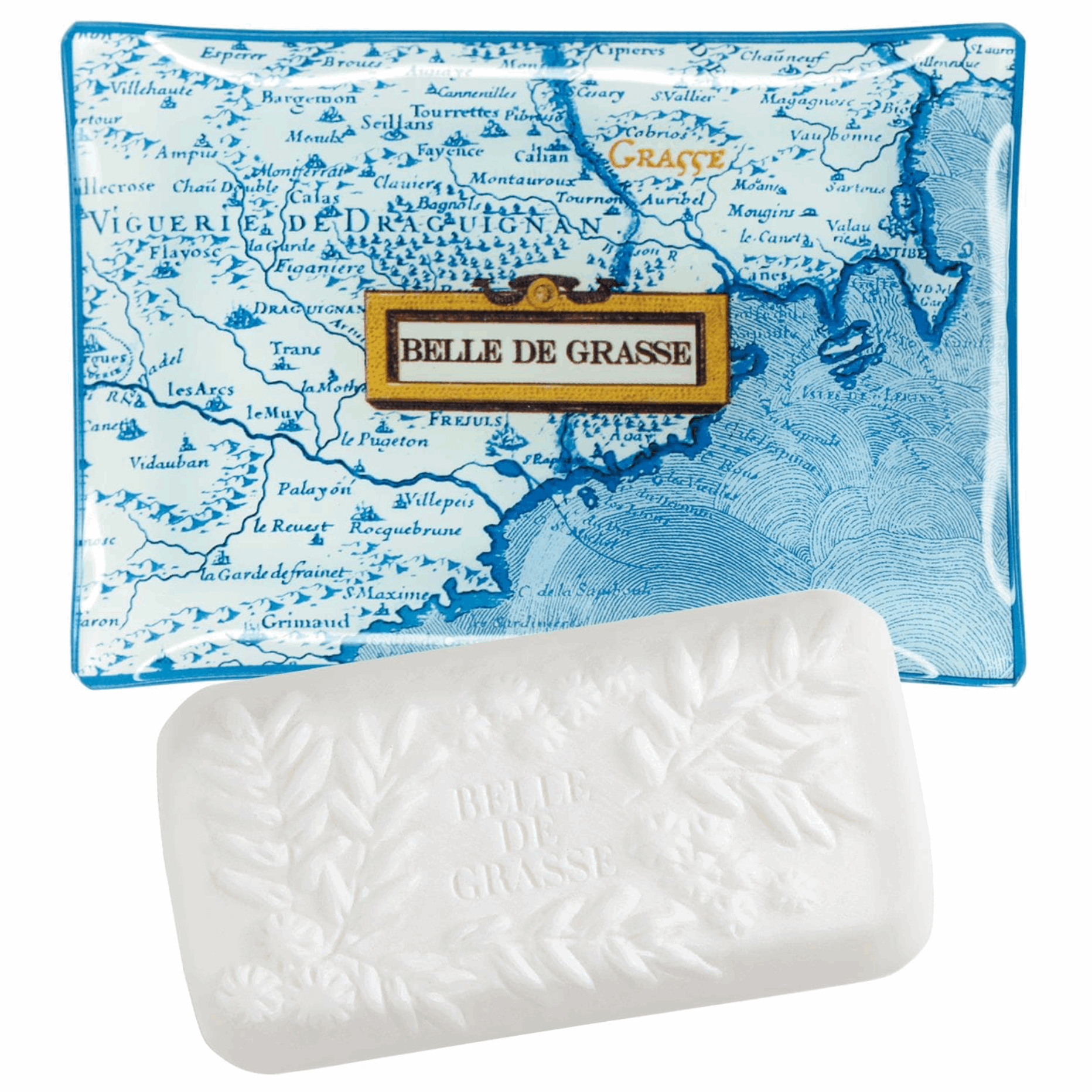 FRAGONARD Belle de Grasse Soap Dish and Soap 150g