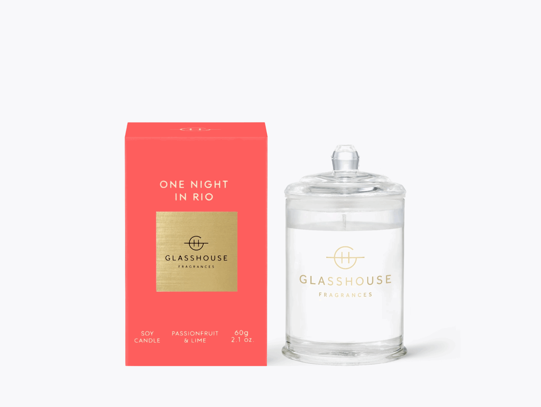 GLASSHOUSE FRAGRANCES One Night in Rio Candle 60g