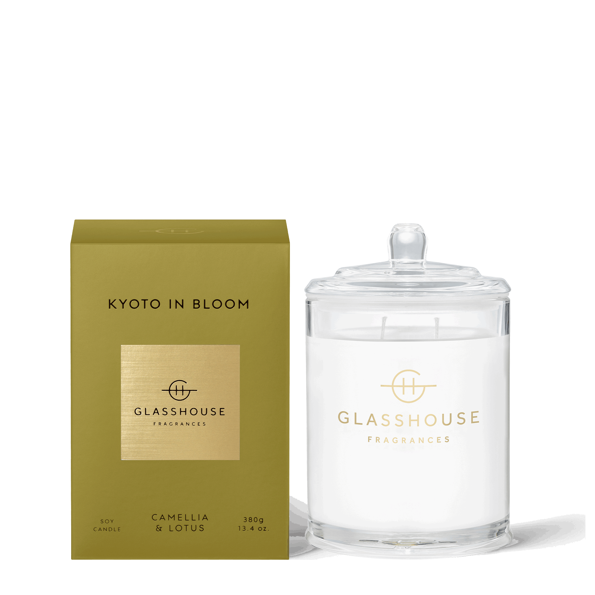 GLASSHOUSE FRAGRANCES Kyoto in Bloom Candle 380g