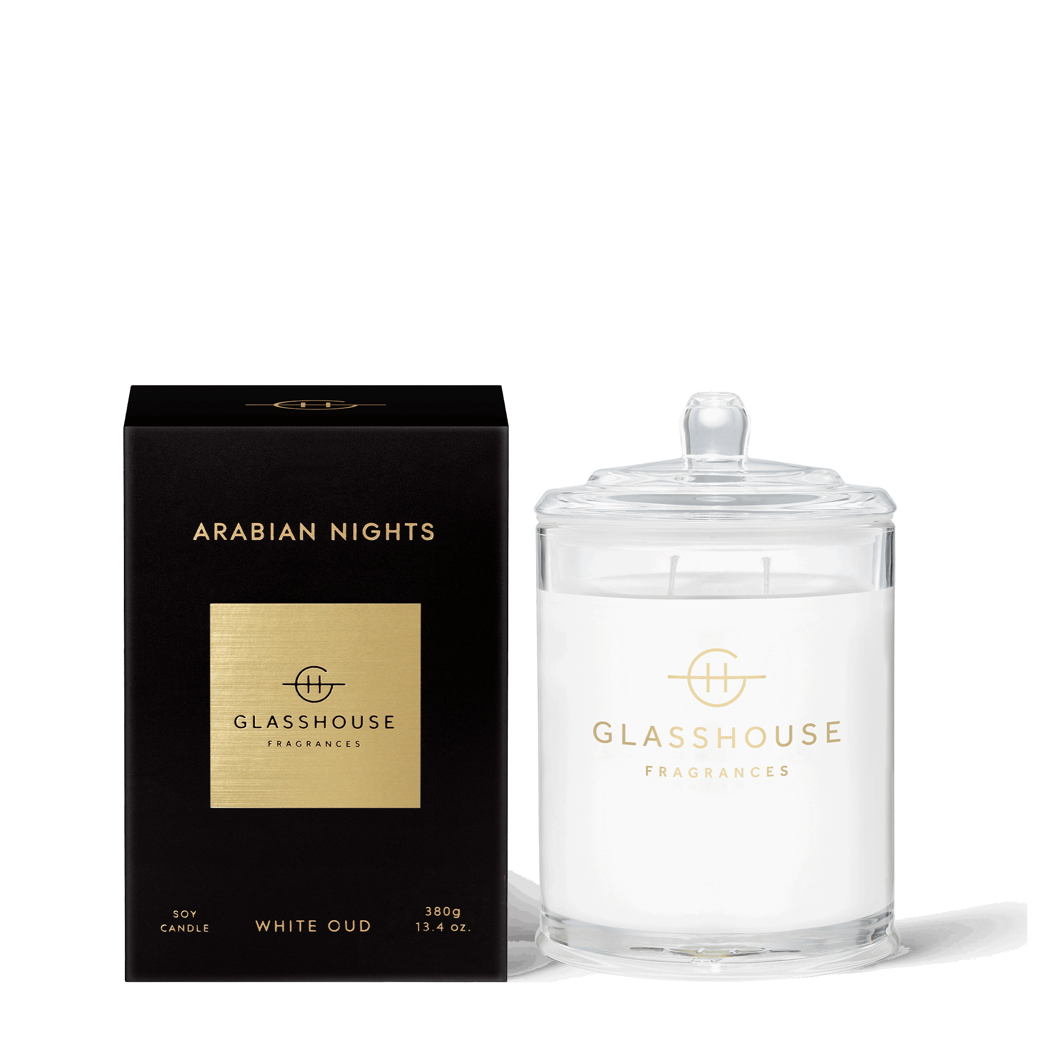 GLASSHOUSE FRAGRANCES Arabian Nights Candle 380g