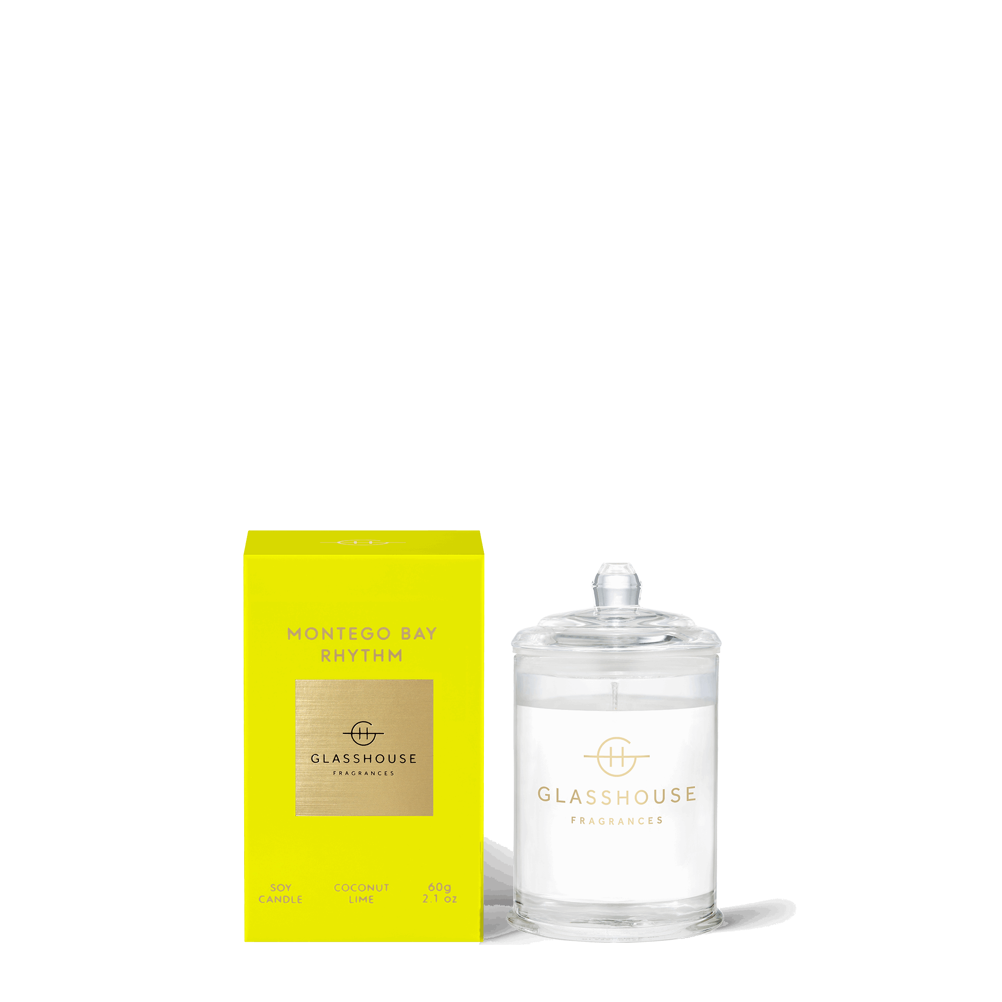 GLASSHOUSE FRAGRANCES Montego Bay Rhythm Candle 60g